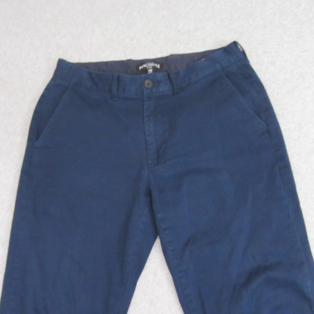 J Crew Mens Mercantile Flex Chino Pants 30 x 32 Blue Straight Leg Stretch - Picture 3 of 12